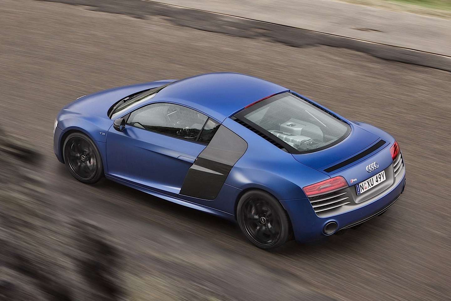 R8 5 2 Audi Blue 2013