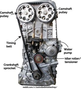 overhead cam timing belt